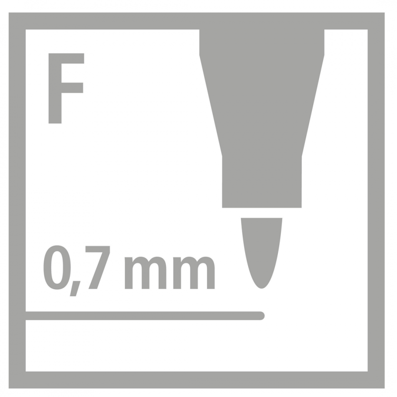 Marcatore - STABILO OHPen universal Permanente - Tratto Fine (0,7 mm) -  Nero - STABILO - Cartoleria e scuola