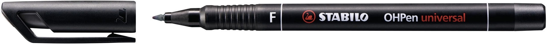 Marcatore - STABILO OHPen universal Permanente - Tratto Fine (0,7 mm) - Nero — immagine 2