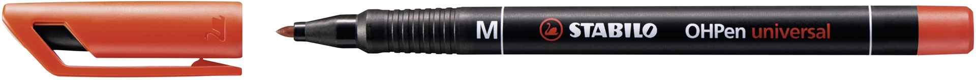 Marcatore - STABILO OHPen universal Permanente - Tratto Medio (1 mm) - Rosso — immagine 2