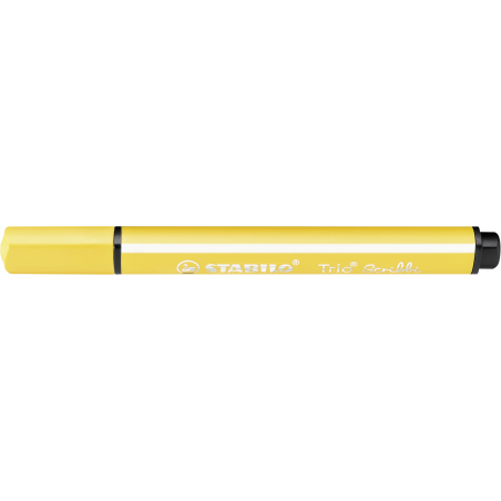 Pennarello triangolare con punta ammortizzata - STABILO Trio Scribbi - Giallo