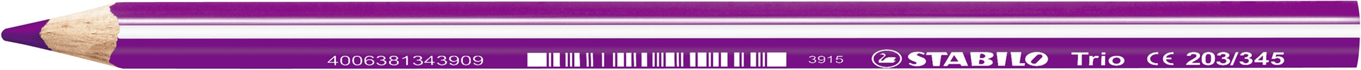Matita colorata triangolare - STABILO Trio thick - Rosso viola — immagine 7