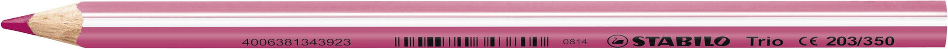 Matita colorata triangolare - STABILO Trio thick - Rosa — immagine 7
