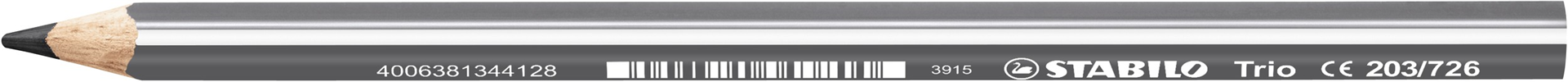 Matita colorata triangolare - STABILO Trio thick - Grigio — immagine 7