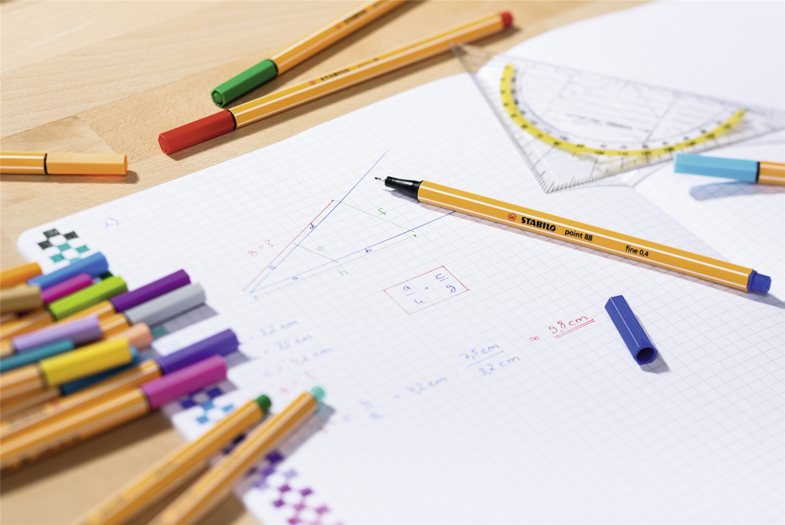 FINELINER - STABILO POINT 88 - ASTUCCIO DA 10 - COLORI ASSORTITI — immagine 4
