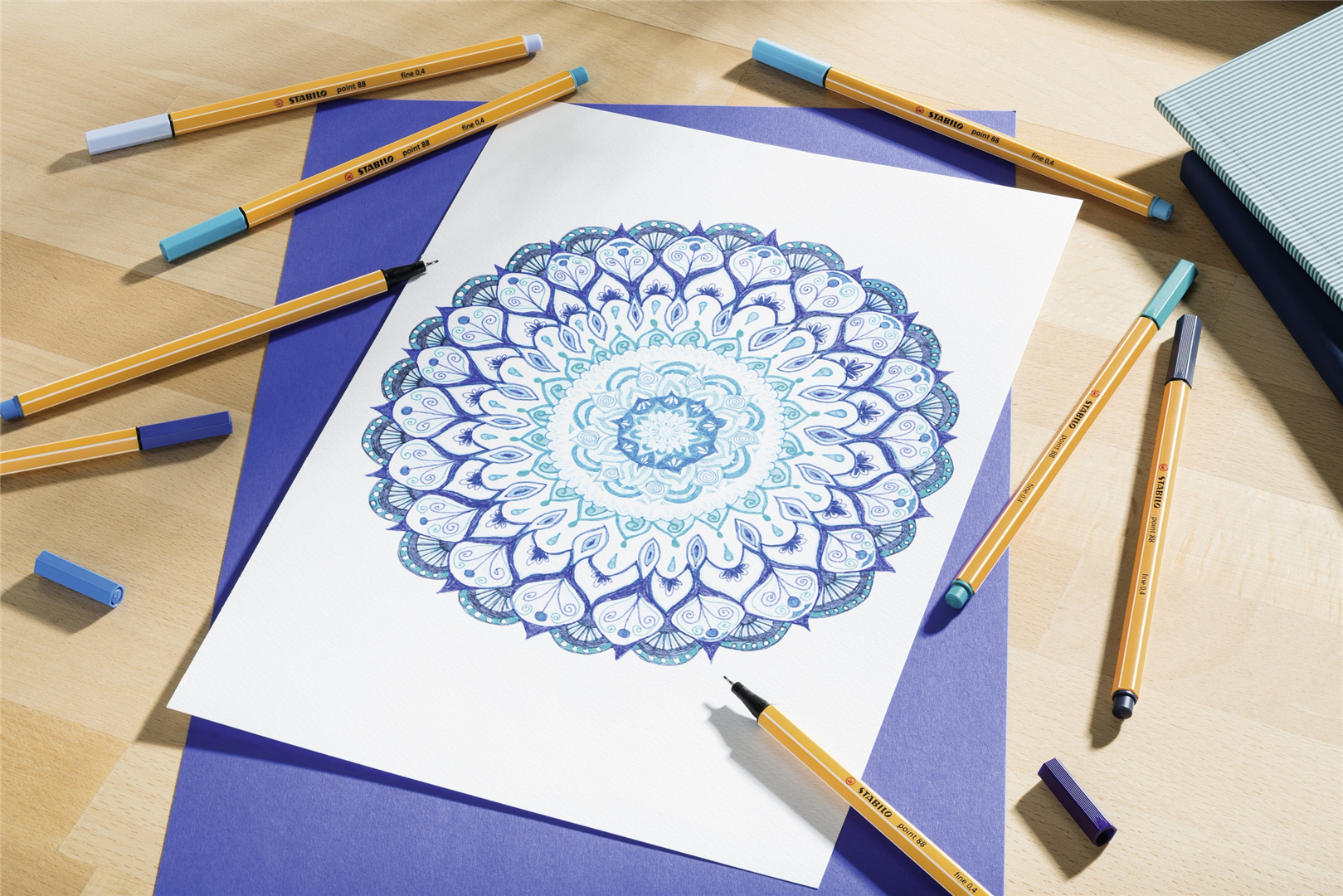 FINELINER - STABILO POINT 88 - ASTUCCIO DA 10 - COLORI ASSORTITI — immagine 7