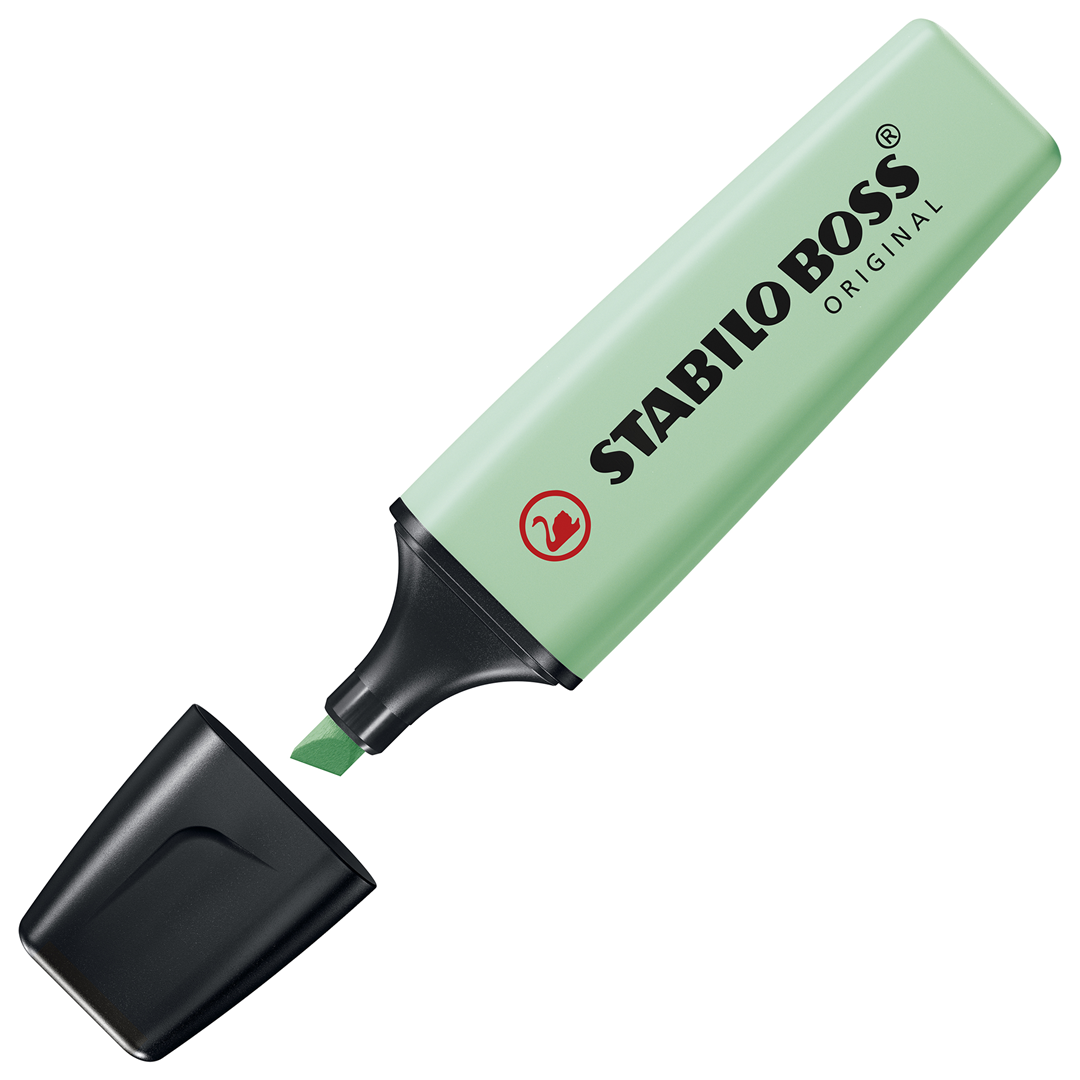 Evidenziatore - STABILO BOSS ORIGINAL Pastel - Verde Menta — immagine 2