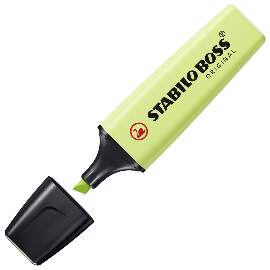 Evidenziatore - STABILO BOSS ORIGINAL Pastel - Lime — immagine 4