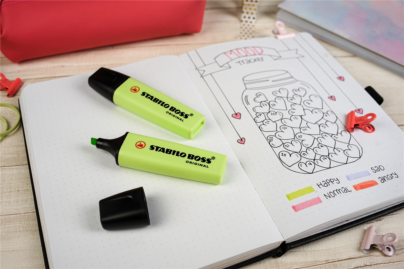 Evidenziatore - STABILO BOSS ORIGINAL Pastel - Lime — immagine 5