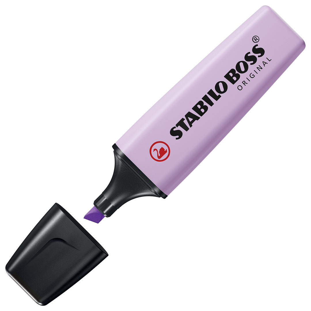 Evidenziatore - STABILO BOSS ORIGINAL Pastel - Glicine — immagine 2