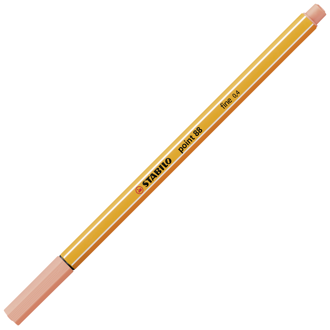 Fineliner - STABILO point 88 Pastel - Astuccio da 8 - Colori pastello assortiti — immagine 3