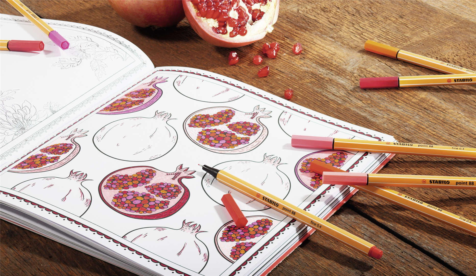 Fineliner - STABILO point 88 Pastel - Astuccio da 8 - Colori pastello assortiti — immagine 7