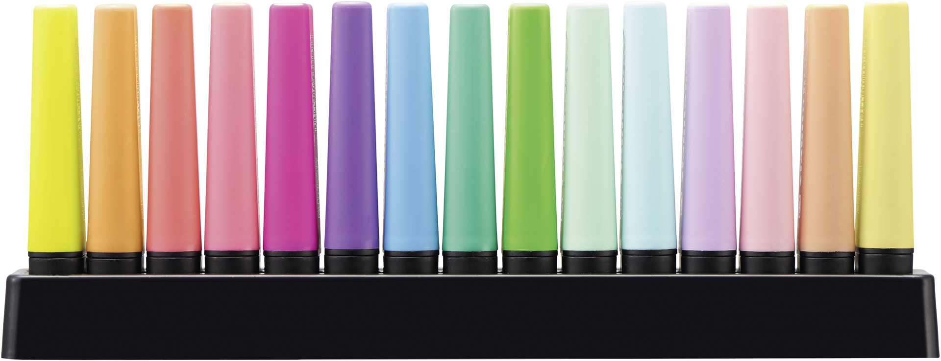 EVIDENZIATORE - STABILO BOSS ORIGINAL DESK-SET - 15 COLORI ASSORTITI 9 NEON + 6 PASTEL — immagine 3