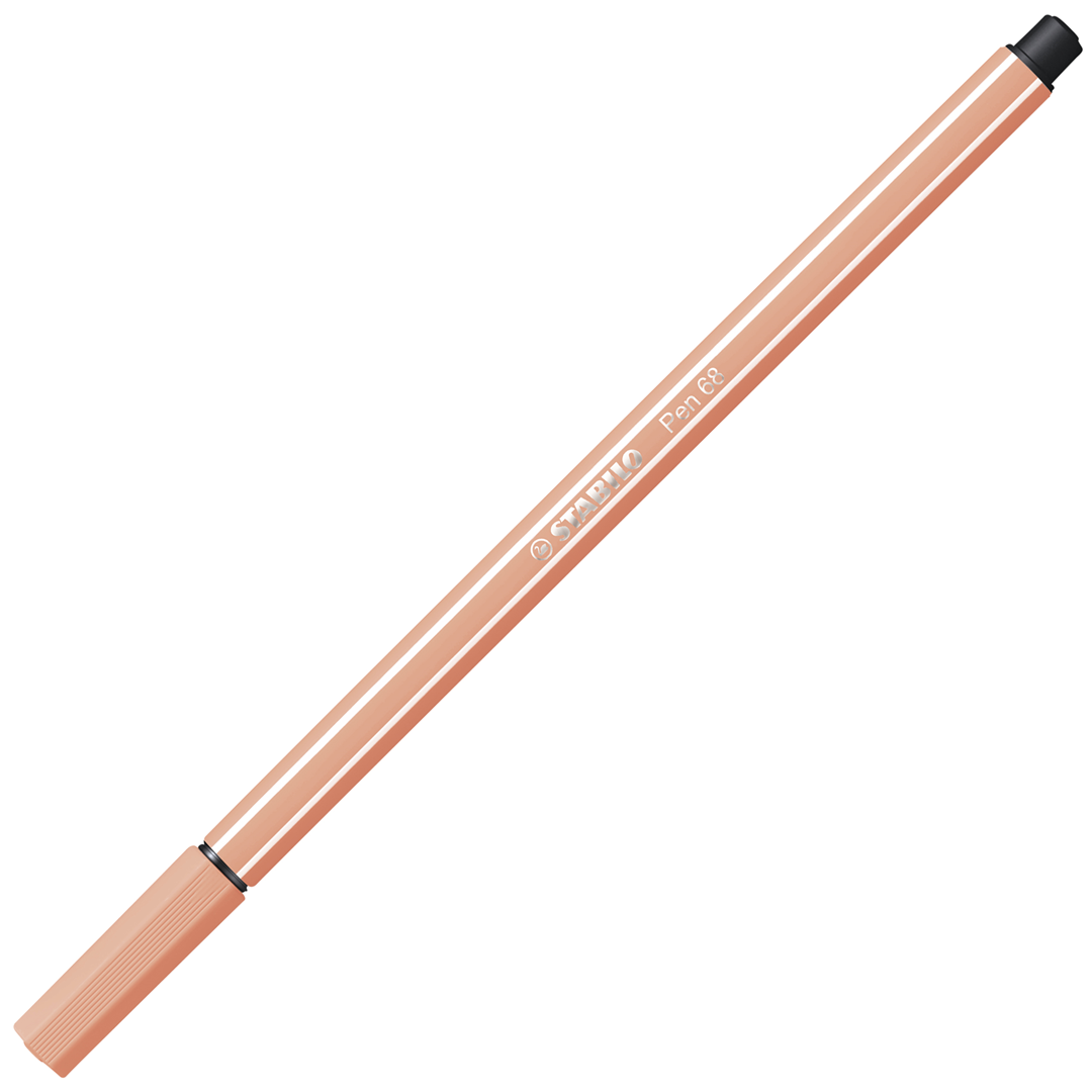 Pennarello Premium - STABILO Pen 68 Pastel - Astuccio da 8 - Colori assortiti — immagine 2