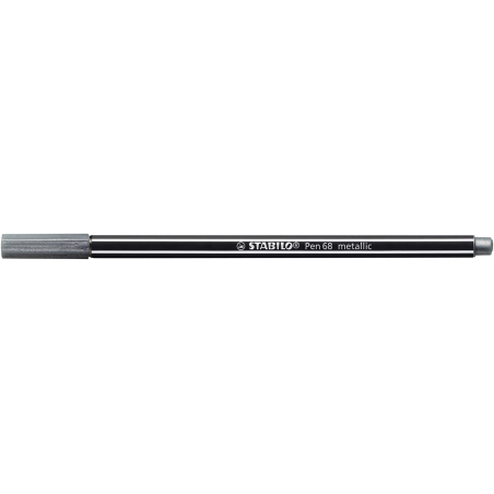 Pennarello Premium Metallizzato - STABILO Pen 68 metallic - Argento