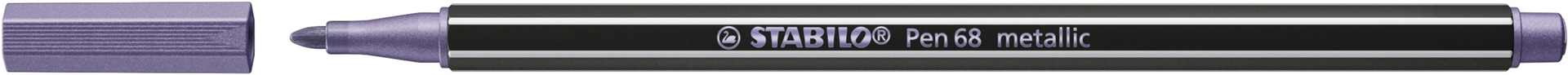 Pennarello Premium Metallizzato - STABILO Pen 68 metallic - Lilla metallizzato — immagine 2