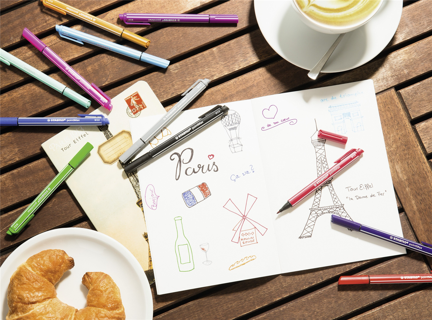 Fineliner Premium - STABILO pointMax - Nero — immagine 3