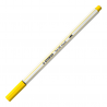 Pennarello Premium con punta a pennello - STABILO Pen 68 brush - Giallo