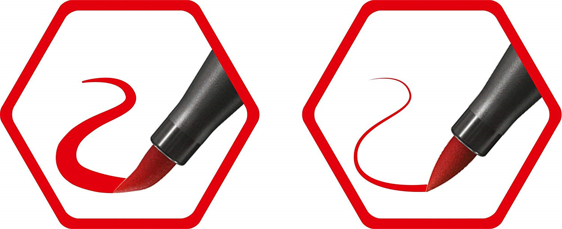 Pennarello Premium con punta a pennello - STABILO Pen 68 brush - Arancione — immagine 6