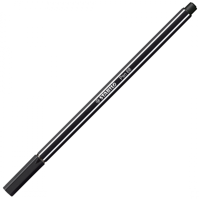 Pennarello Premium - STABILO Pen 68 - ARTY - Astuccio da 12 con appendino - 12 colori assortiti — immagine 2