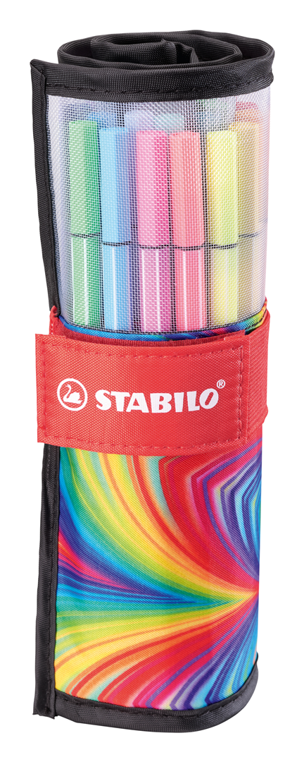 Pennarello Premium - STABILO Pen 68 - Rollerset con 25 colori assortiti - ARTY Edition — immagine 2