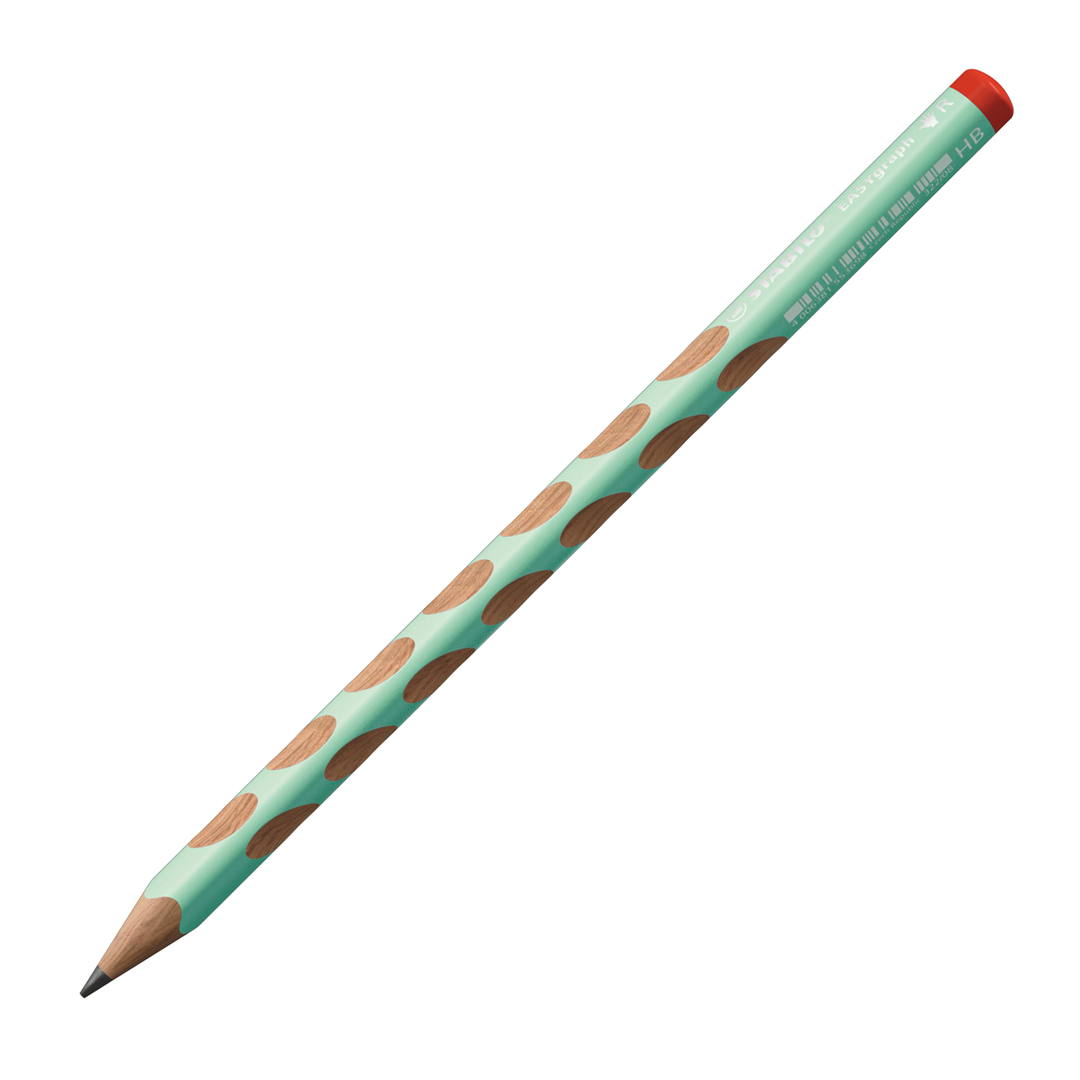 Matita Ergonomica triangolare - STABILO EASYgraph per Destrimani in Verde Pastel - Gradazione HB — immagine 3
