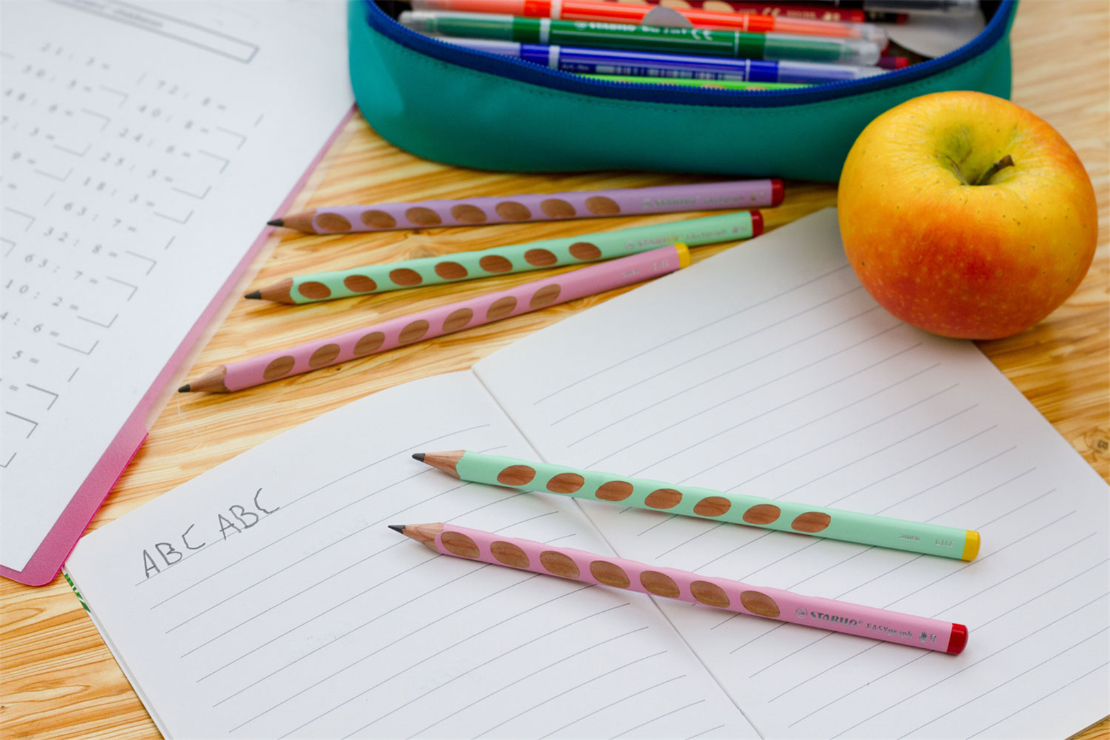 Matita Ergonomica triangolare - STABILO EASYgraph per Destrimani in Verde Pastel - Gradazione HB — immagine 7