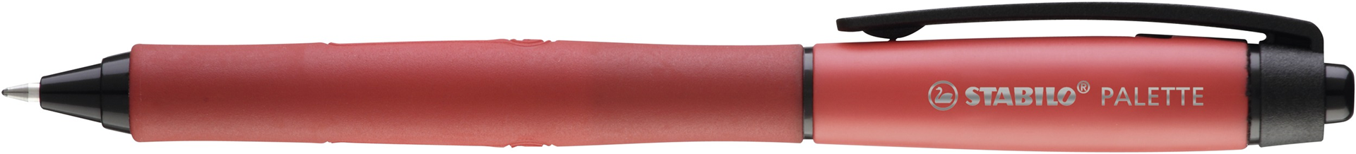 Penna Roller a Scatto - STABILO PALETTE in Rosso - Tratto F (0,4 mm) - inchiostro Rosso — immagine 4