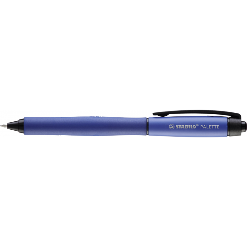 Penna Roller a Scatto - STABILO PALETTE in Blu - Tratto F (0,4 mm) - inchiostro Blu