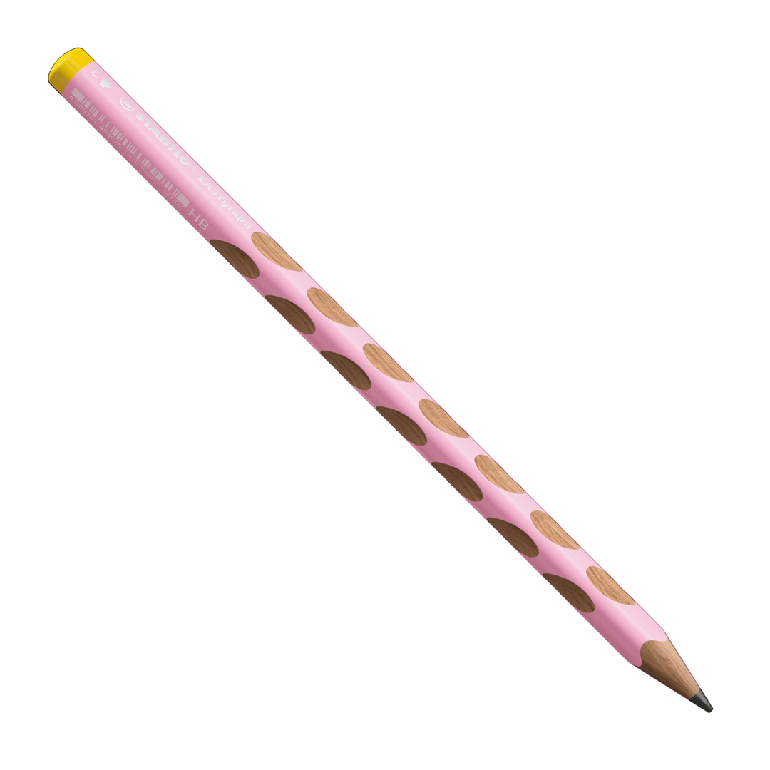 Matita Ergonomica triangolare - STABILO EASYgraph per Mancini in Rosa Pastel - Gradazione HB — immagine 2