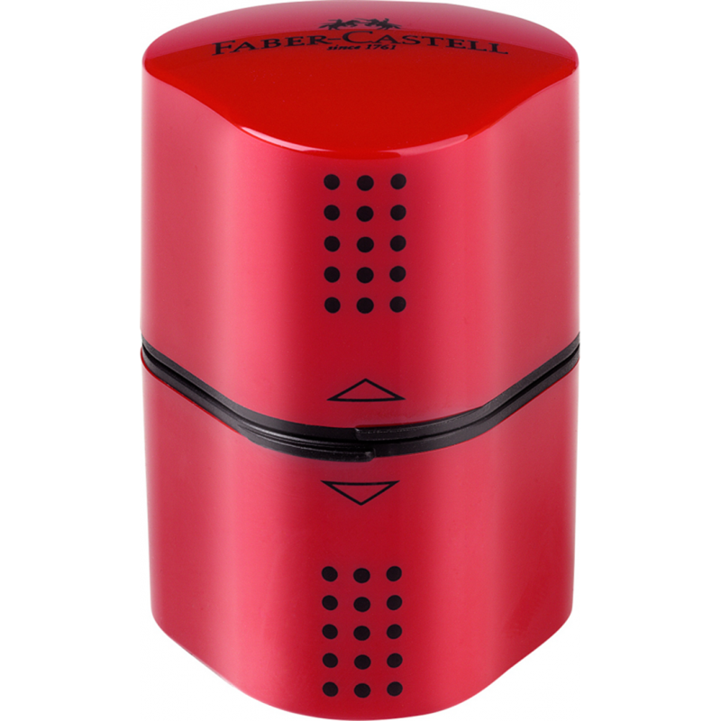 Swordfish 40024 - Temperamatite A Cuneo In Plastica Per Matite Standard 8mm - Confezione 10 Pezzi, Colori Assortiti (Rosso, Blu, Verde, Giallo)