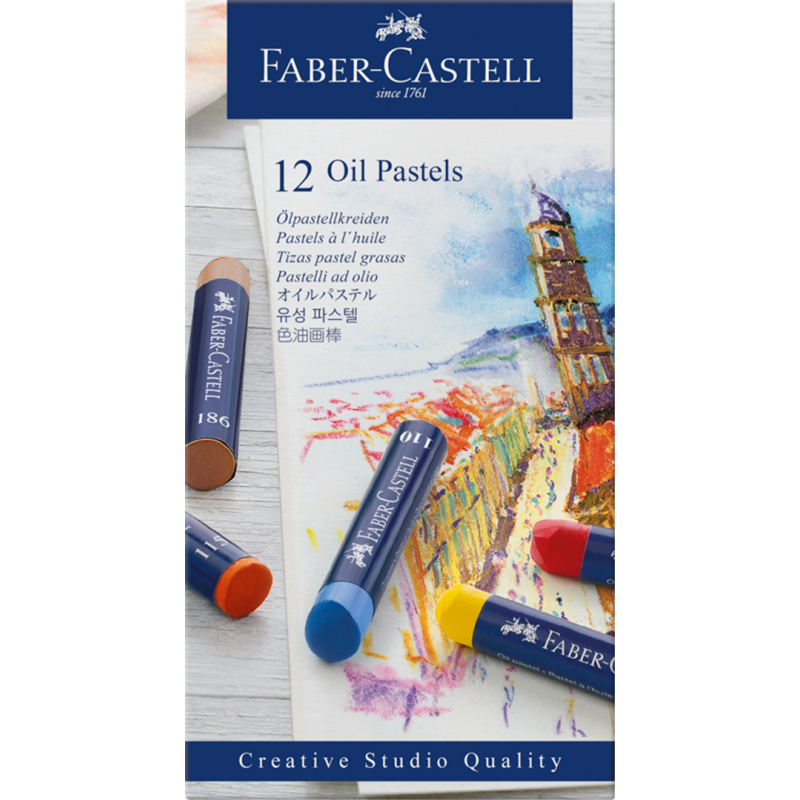 Faber-Castell Oil Pastels Creative Studio 12 Sleeve