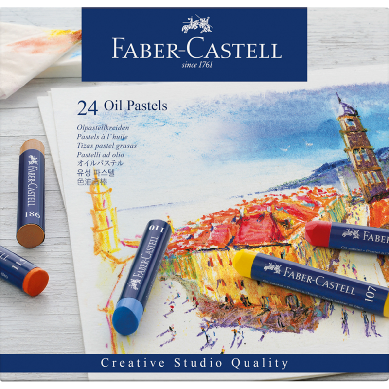 Faber-Castell Oil Pastels Quality 24 Case Study