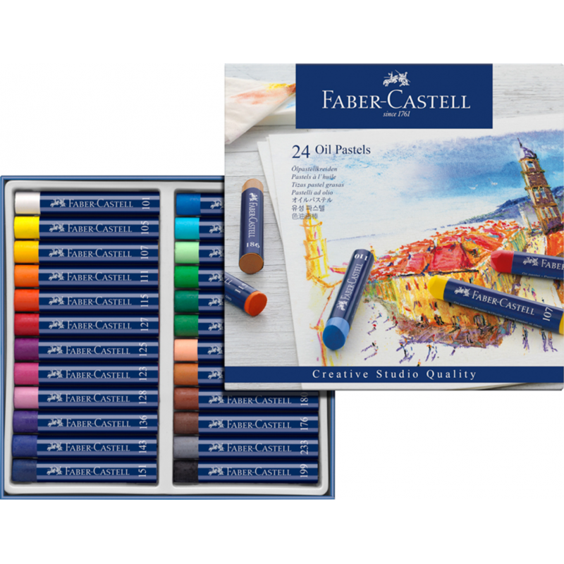 Faber-Castell Oil Pastels Quality 24 Case Study