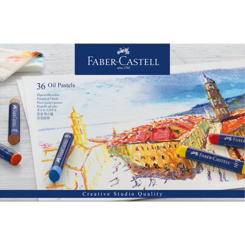 Faber-Castell Oil Pastels Quality 36 Case Study