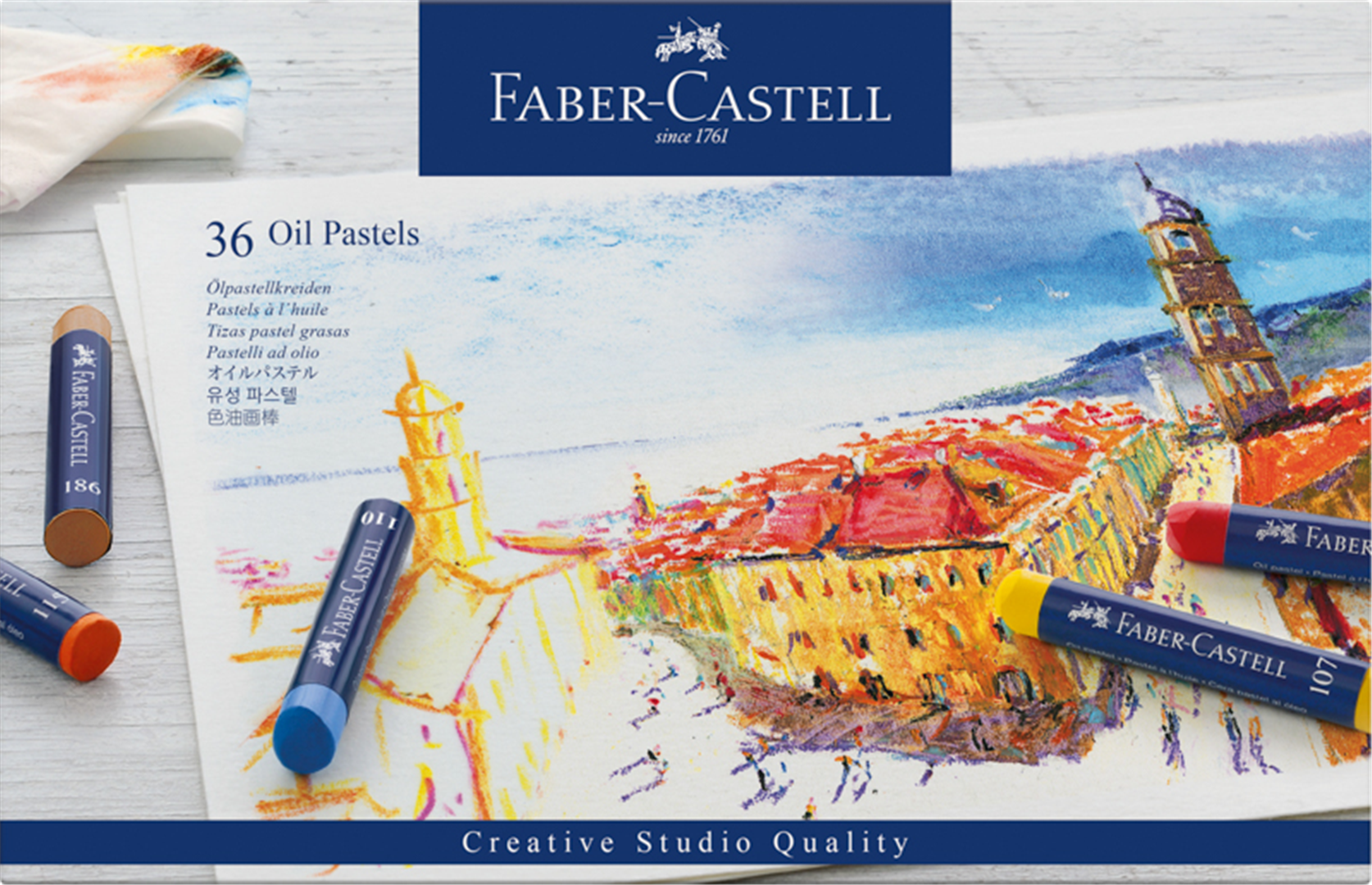 Oil Pastels Studio Quality Astuccio 36 — immagine 2