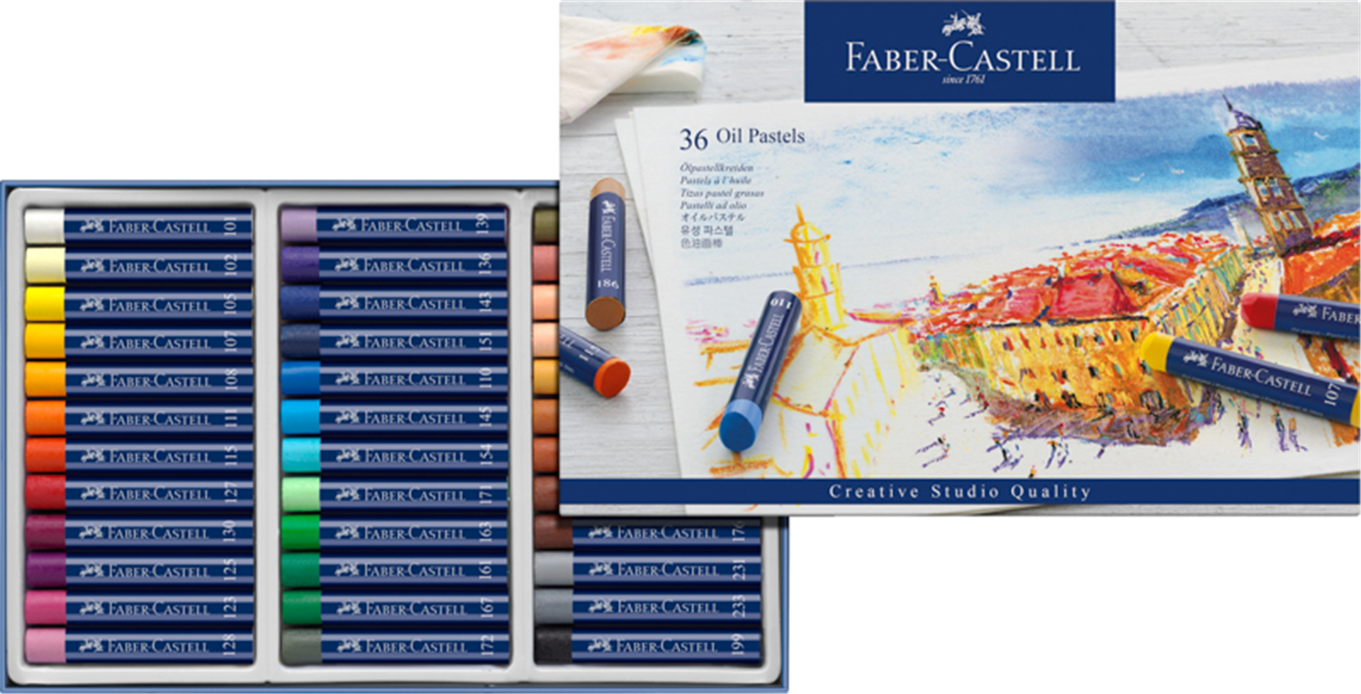 Oil Pastels Studio Quality Astuccio 36 — immagine 3