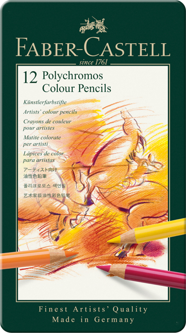 Matite Colorate Polychromos Astuccio Metallo Pezzi 12 — immagine 2
