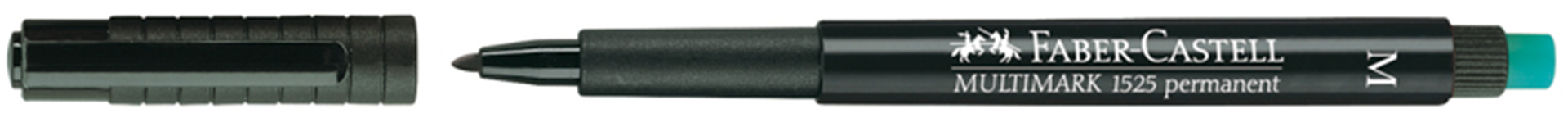Marker Multimark Permanente Punta Media Nero Cancellabile