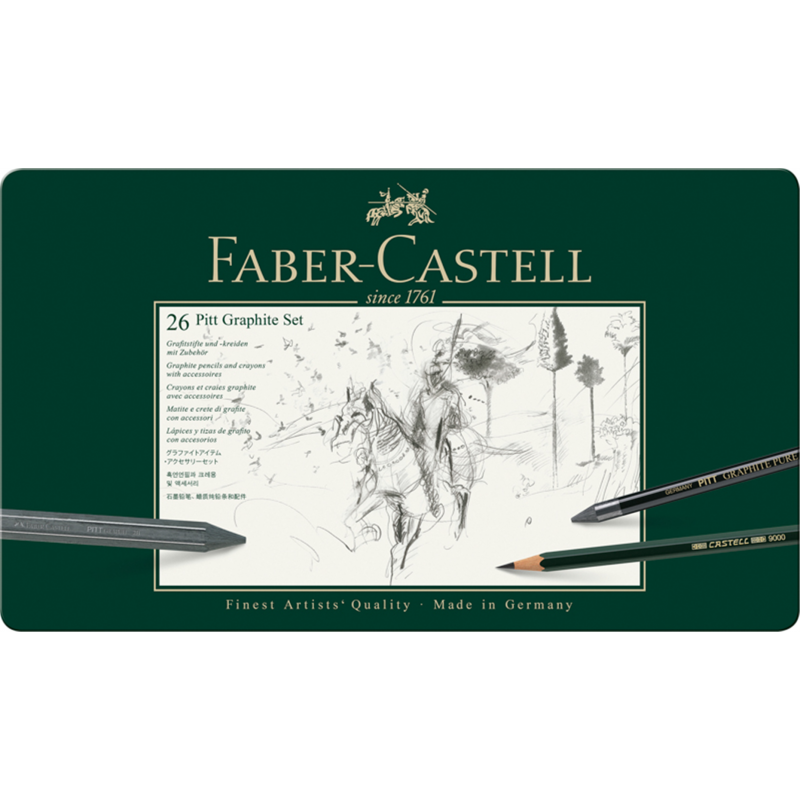 Faber-Castell Set Pitt Graphite Large Pezzi 26
