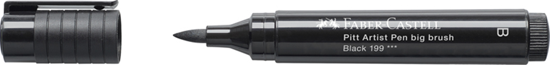 Pennarello Pitt Artist Pen Big Brush Nero — immagine 2