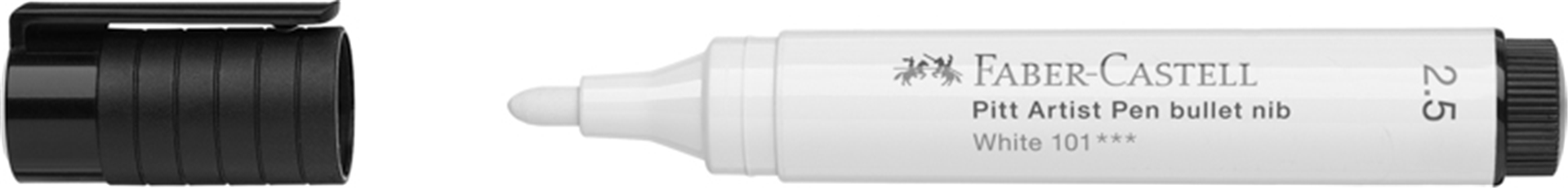 Pennarello Pitt Artist Pen Jumbo Bianco — immagine 2