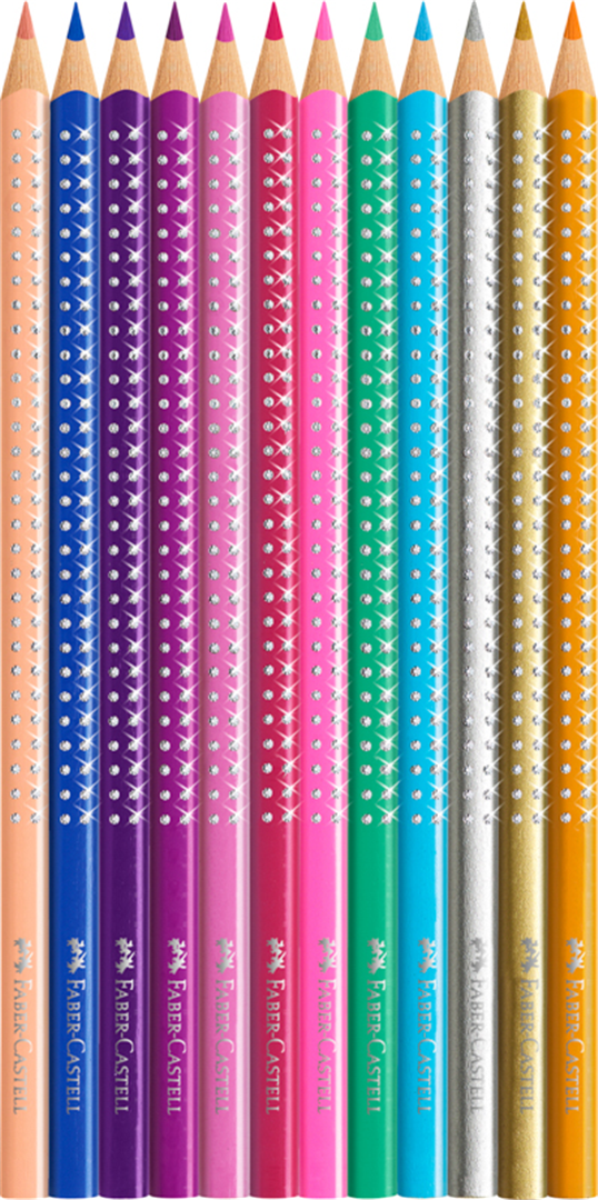 Set Matite Sparkle Color Pezzi 12 Confezione In Metallo Rosa — immagine 3