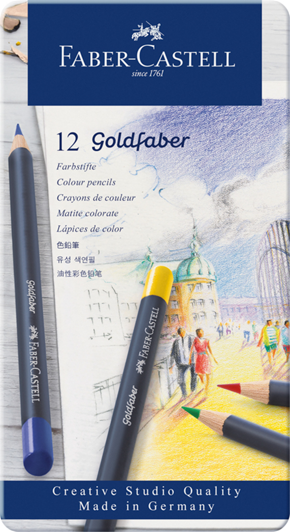 Matite Colorate Goldfaber Permanenti Pezzi 12 — immagine 2