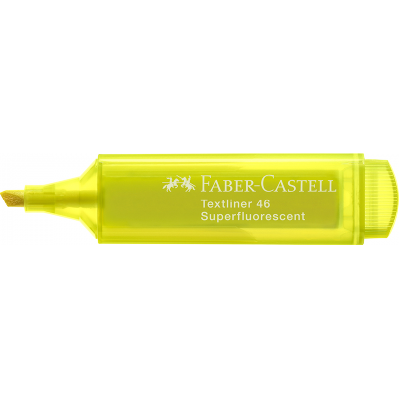 Faber-Castell 1546 Super Fluorescent Textliner - Yellow