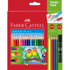Faber Castell Astuccio 18 Matite Colorate +6 