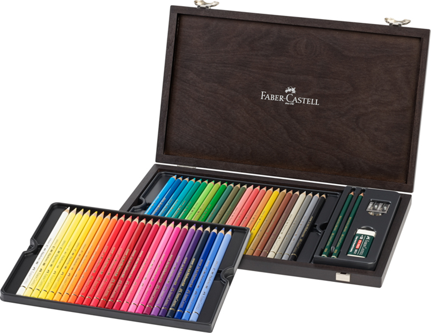 Matite Polychromos Pezzi 48 + Accessori Valigetta In Legno — immagine 2