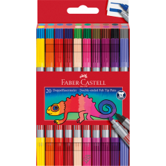 Faber-Castell Astuccio da 6 Pennarelli Brush con Punta a Pennello Black  Edition Pastel