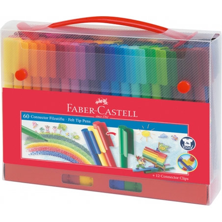 Gift Set 60 Connector Pens+12 Connector Clips