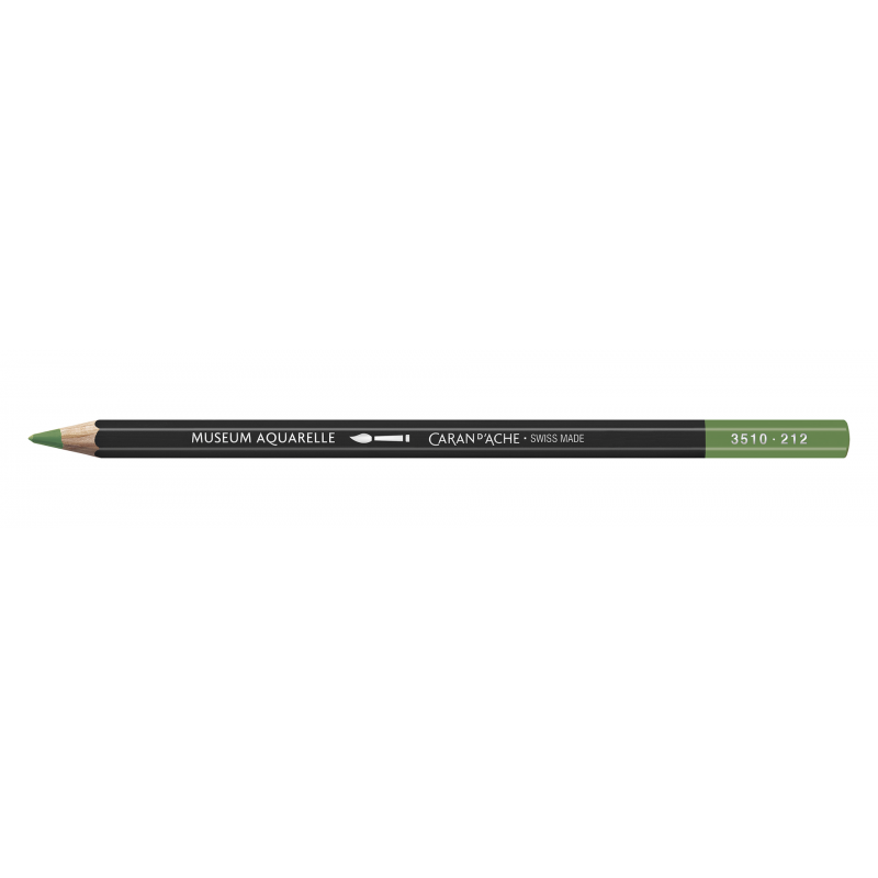 Caran D'ache Museum Aquarelle Watercolor Pencil - Moss Green Art Supplies