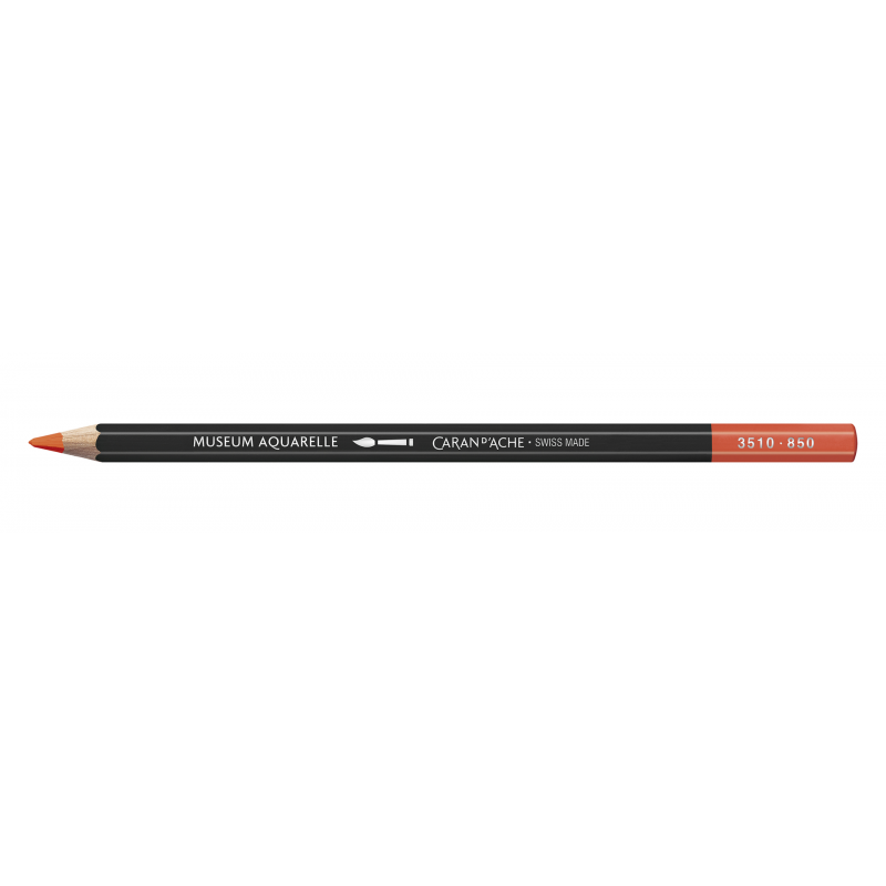 Caran d'Ache Artist Museum Aquarelle Colour Pencil - 850 Cornelian — immagine 3